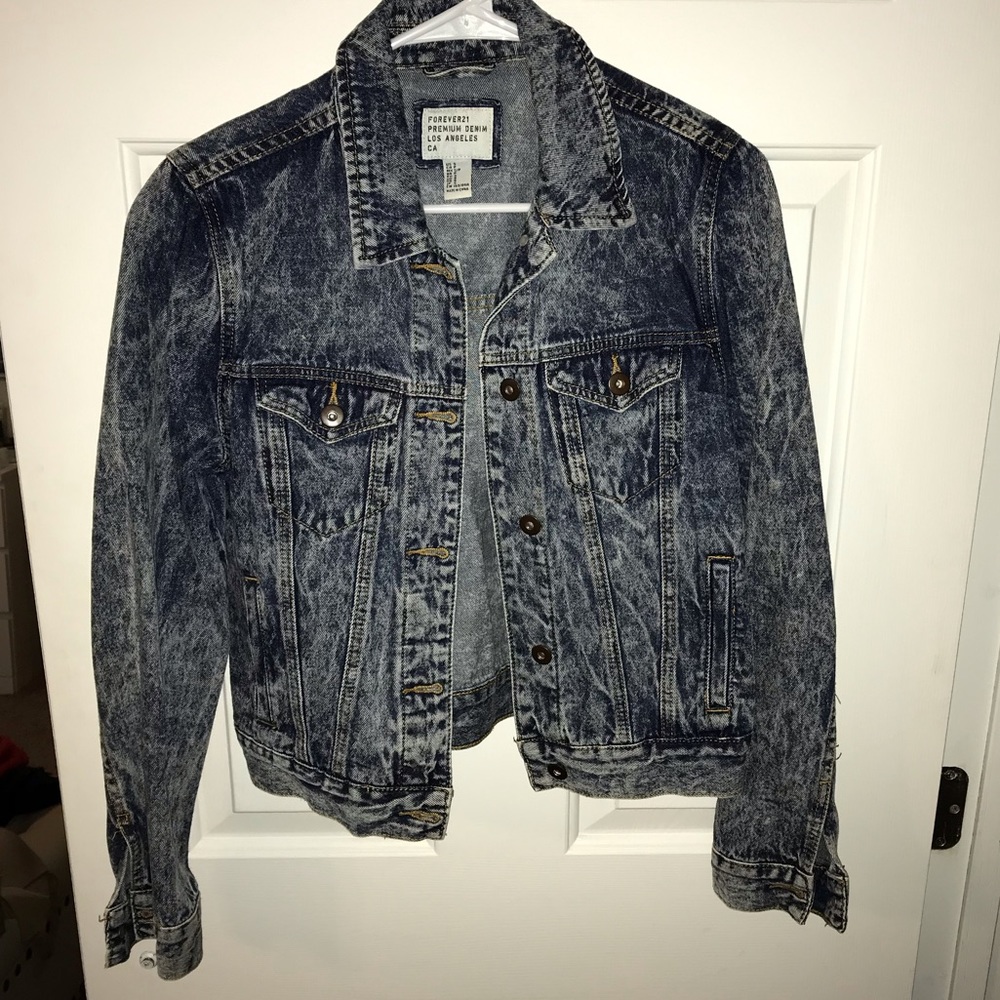 Acid Wash Denim Jacket